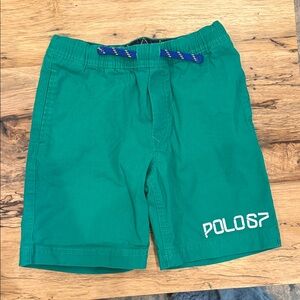 Polo by Ralph Lauren Green Swim Shorts with Navy Trim